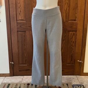 Straight leg sweatpants w/wide stretch waistband M-L